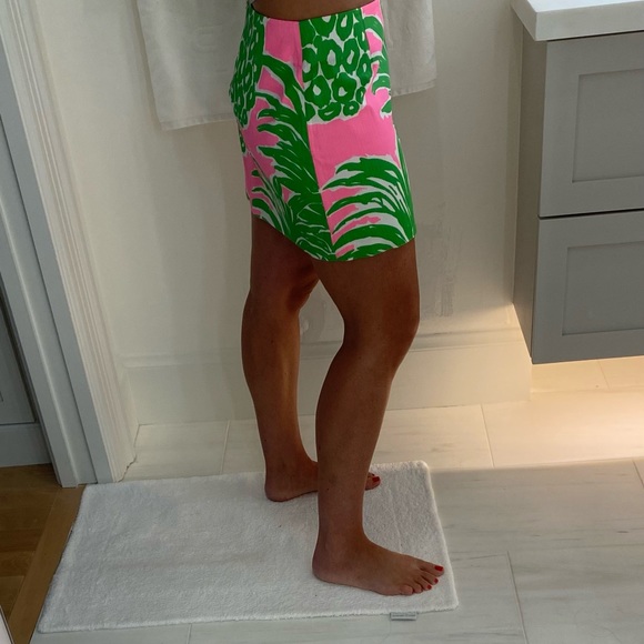 NWT - Lilly Pulitzer Tate Skirt Pink Pout Flamenco - Picture 3 of 9